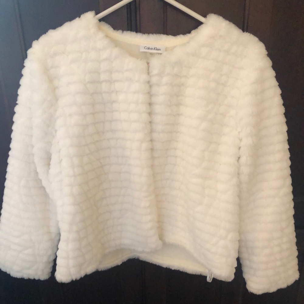 Calvin Klein white jacket